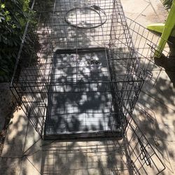 Dog Cage In Really Good Shape 2 Doors Size 36x 23