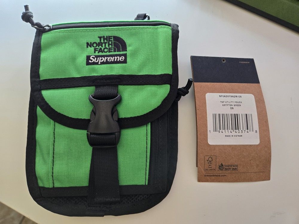 Supreme SS20 The North Face RTG Utility Pouch - Krypton Green