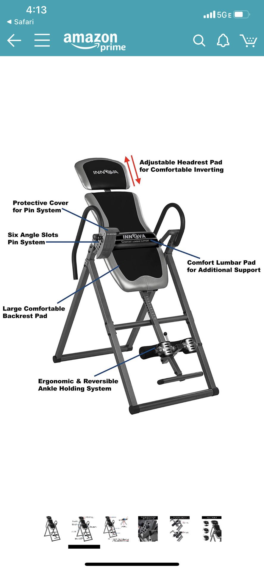 Inversion table. Brand new.