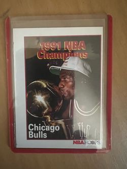 1990-91 NBA HOOPS MICHAEL JORDAN #543 (RARE ERROR CARD)