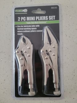 New Grip 2 Piece Mini Vice Grips Pliers
