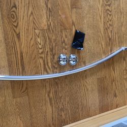 Shower Rod Chrome , Curved,adjustable 