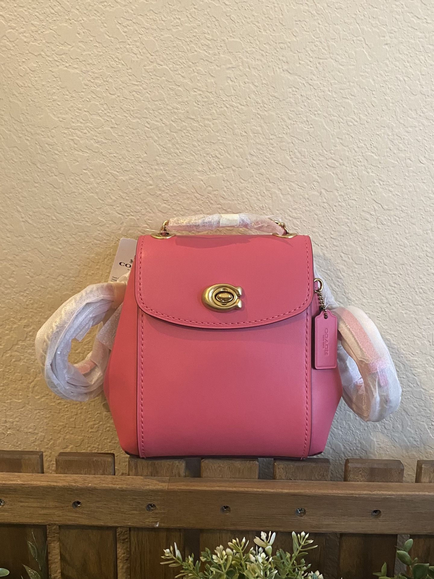 Coach Parker Convertible Backpack 16 Pink