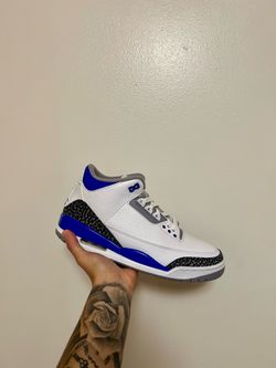 Jordan 3 Racer Blue Mens Size 9.5