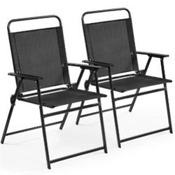 Outdoor Patio Chairs Folding Patio Chairs Set of 2