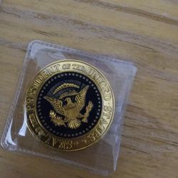 Gold Plated Donald Trump Coin