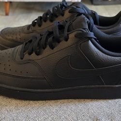 Size 14 Nike Court Vision Lo Black 