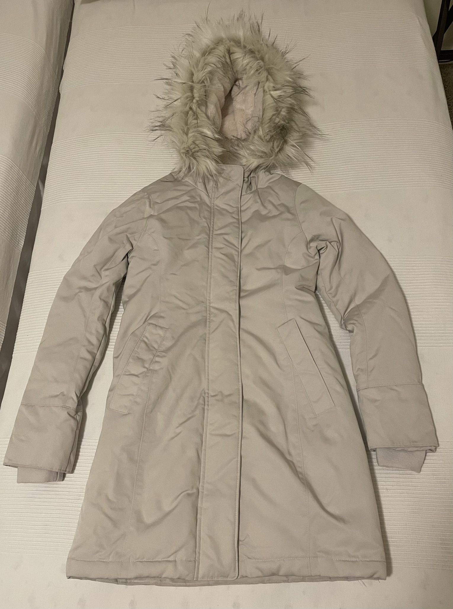 Abercrombie & Fitch Ultra Down off-White parka/long Puffer XXS