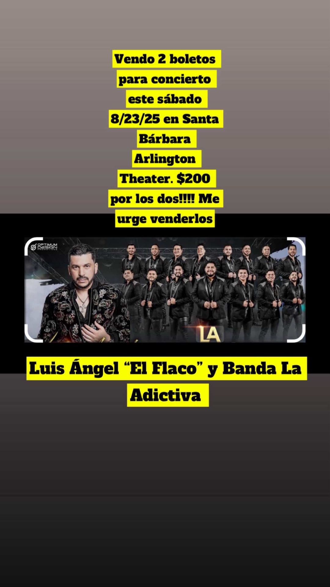 Luis Angel “el Flaco” Y Banda La Adictiva