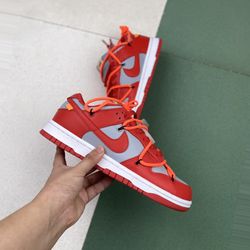 Nike Dunk Low Off White University Red 38