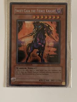 Yugioh Swift Gaia The Fierce Night Limited Edition Foil