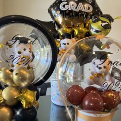  Balloon arrangements for graduation