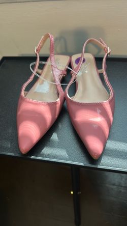 Deep Pink Pointed Toe Flat Shoes