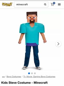 Kids Steve Costume - Minecraft