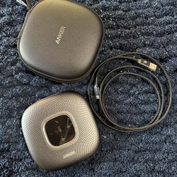 Anker - PowerConf Bluetooth Speakerphone Conference Speaker - Black