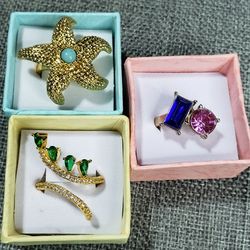 Fashion Rings Size 7.     $5.00 each. 