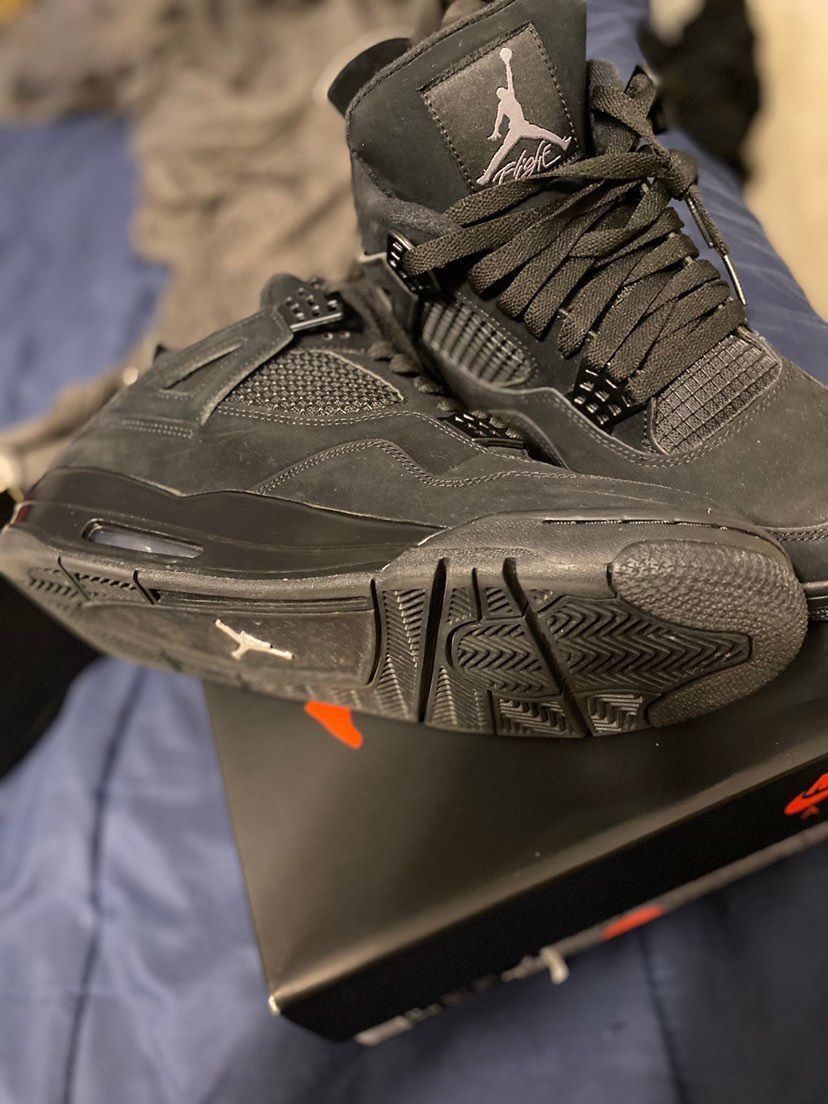 *Shipping Only* Black Cat Jordan 4s 10.5
