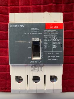 Siemens 3 pole breaker