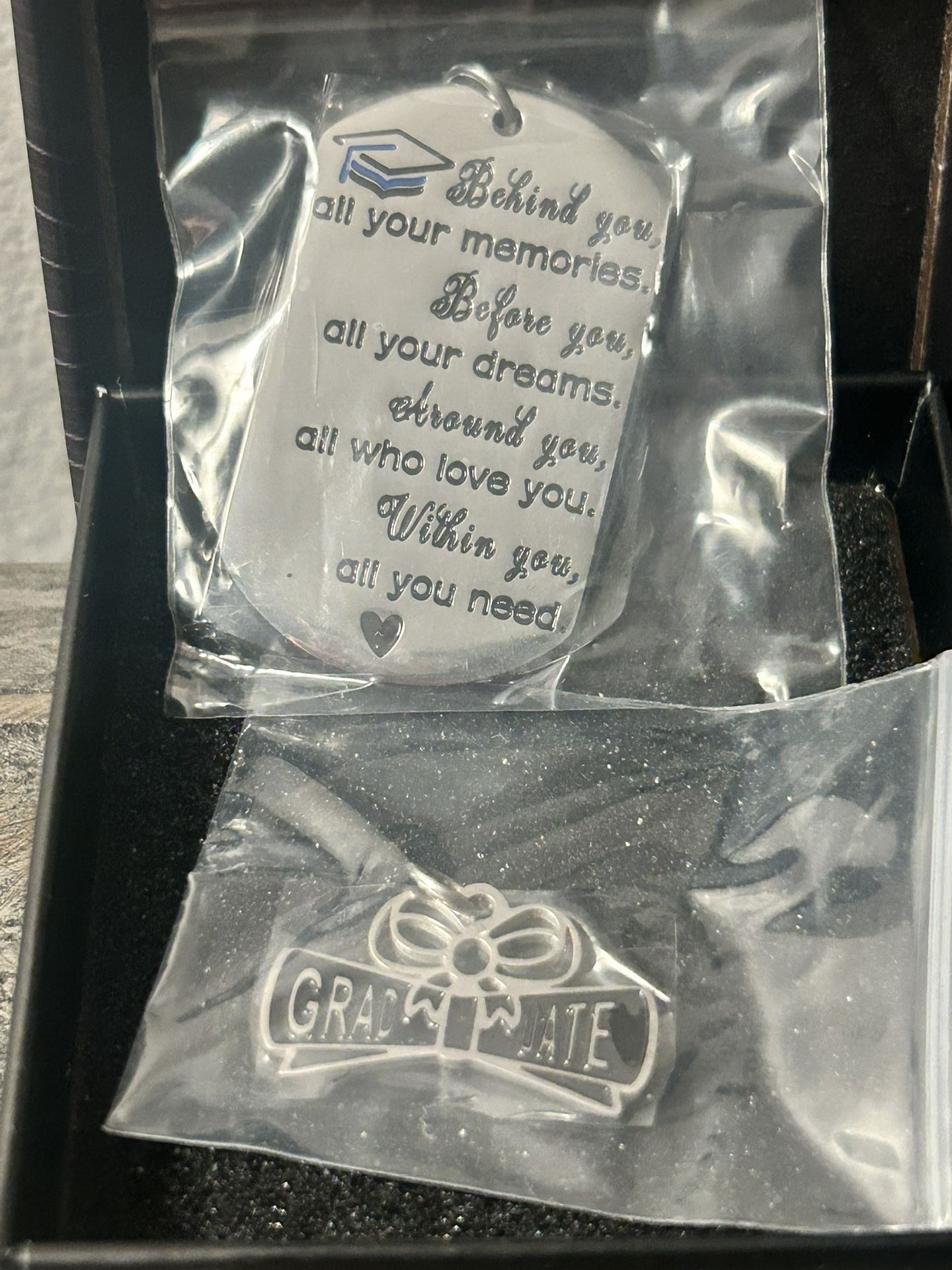 Graduate Key chain - 2 Pendants