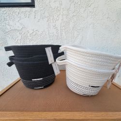 Rope baskets/ Storage