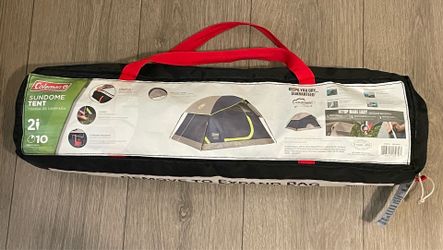 Coleman Sundome 2 person camping tent