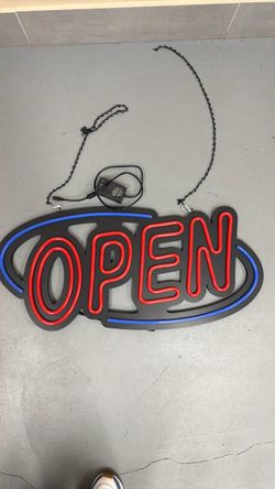Open led sign