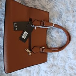 La Terre Brown Vegan Leather Purse