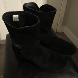 Black Suede Boots