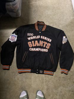 Vintage 2010 San Francisco Giants World Series Champions Reversible Varsity Jacket