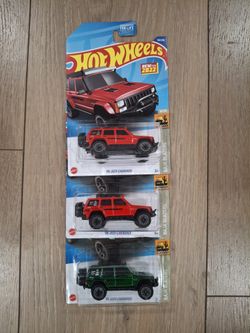  Hotwheels 95 Jeep Cherokee $3 each (Trade) Looking For Chevy Trucks