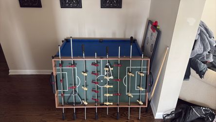 Free kids pool/foosball table