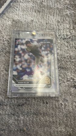 Mason Miller Topps Now Wild Card Signed Baseball Card