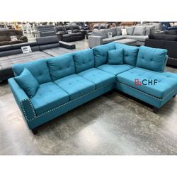 2 Piece Sectional Sofa With 2 Accent Pillows  - Limited Time Offer 