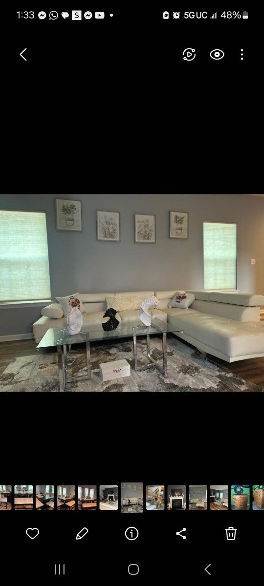 Leather Sectional Sofa