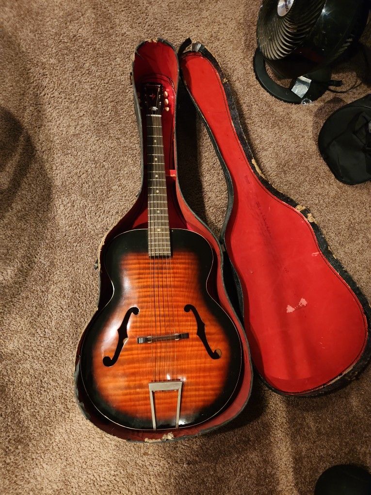 Vintage Harmony Acoustic Guitar