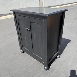 Wooden Black Utility Cabinet Storage 