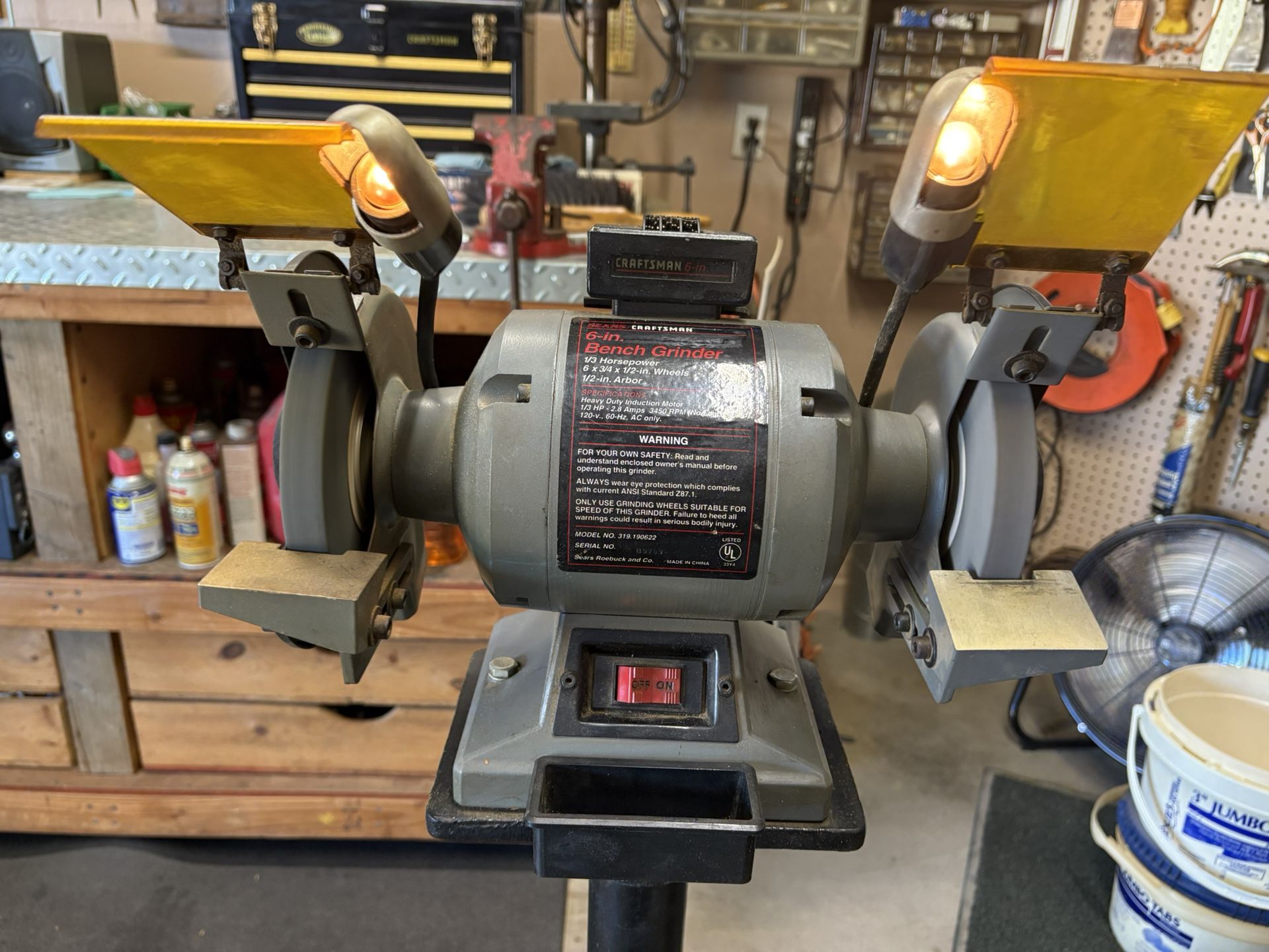 Bench Grinder With Stand