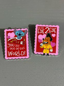Disney Valentine’s Day pins 2026