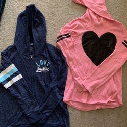 Justice, Long Hoodie Zip-up