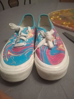 Women Multicolor vans size 5