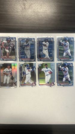 Dodgers bowman chrome lot