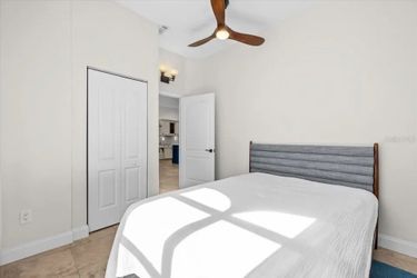 Queen bed frame from Article