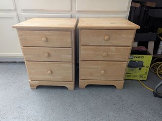 wooden drawers