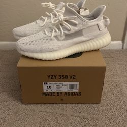 Yeezy Boost 350 V2, Bone, Size 10