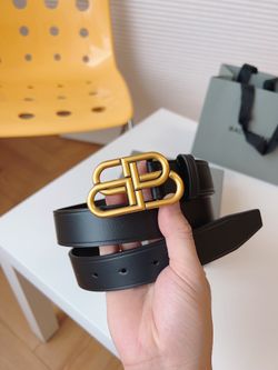Balenciaga Menโs Belt With Box 2026 New