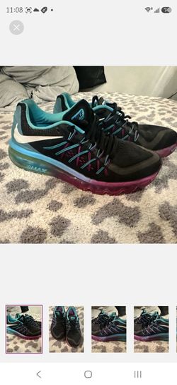 Womens Purple and Blue Hombre Nike Air Max 2015