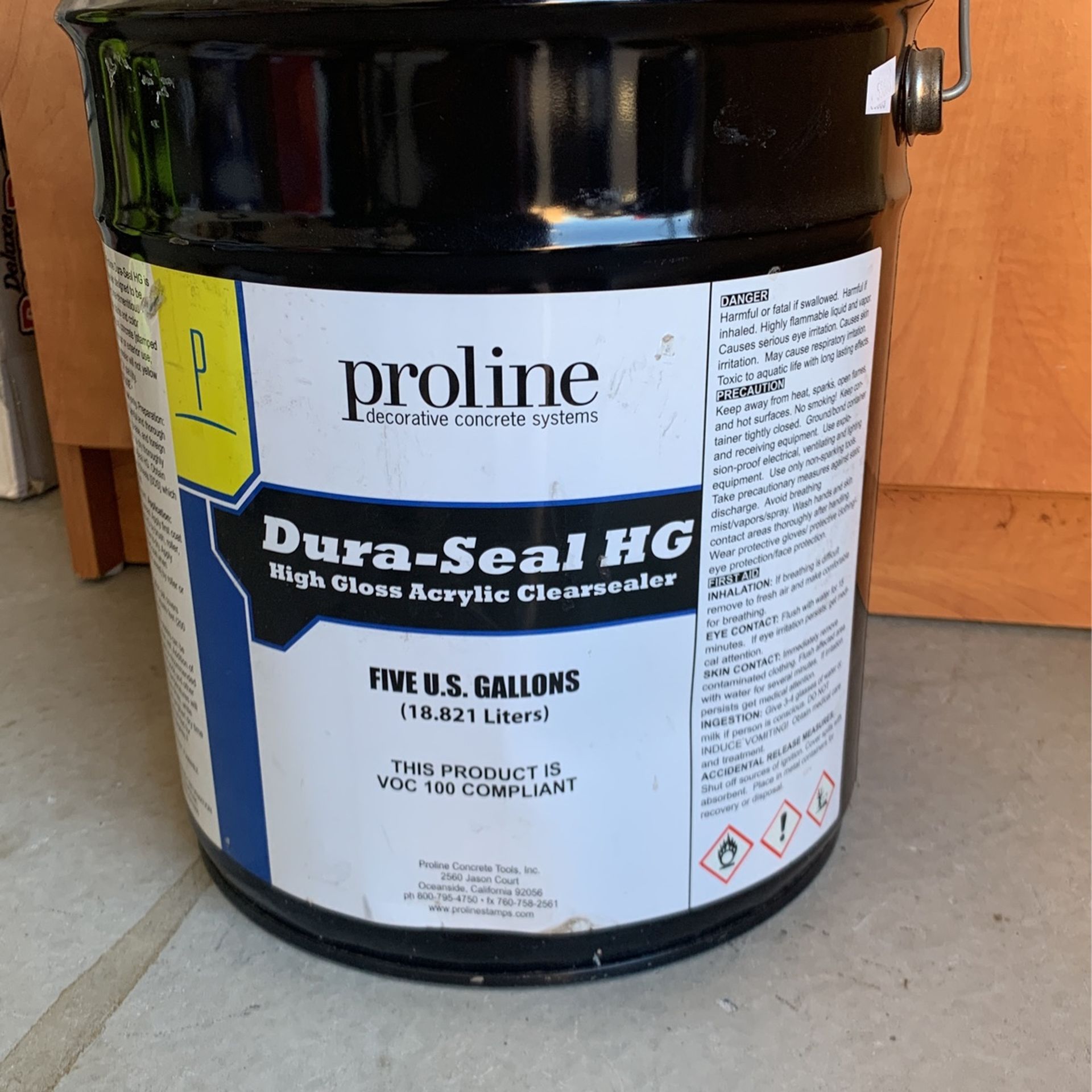 Proline DuraSeal High Gloss Sealer Concrete Care for Sale in Santa