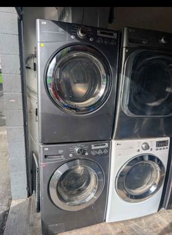 Washer and gas dryer