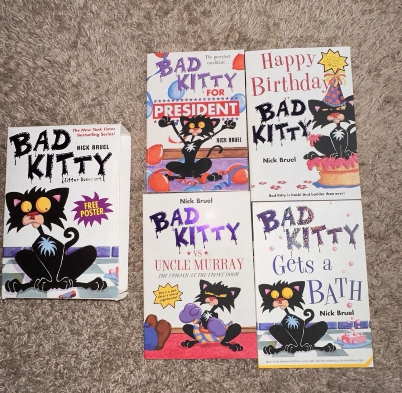 Bad Kitty Book Set (4 Books)