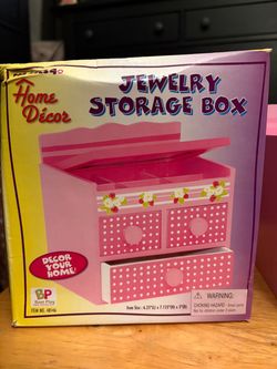 Vintage jewelry storage box